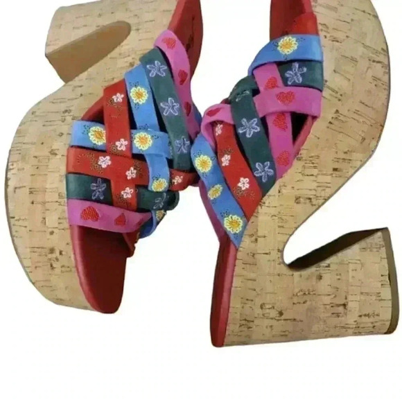 Free People Lisbon Platform Mules Size 8.5 - Picture 10 of 10